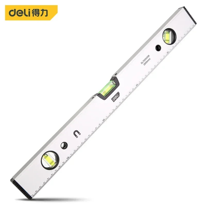 Spirit Level Magnetic Torpedo Level Tool with 3 Vials Aluminum Shockproof Bubble Level High Visibility Durable Measuring Leveler