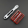 Two-way Multi-function Ratchet Screwdriver, Forward and Reverse Working Screwdriver for Tight Spaces