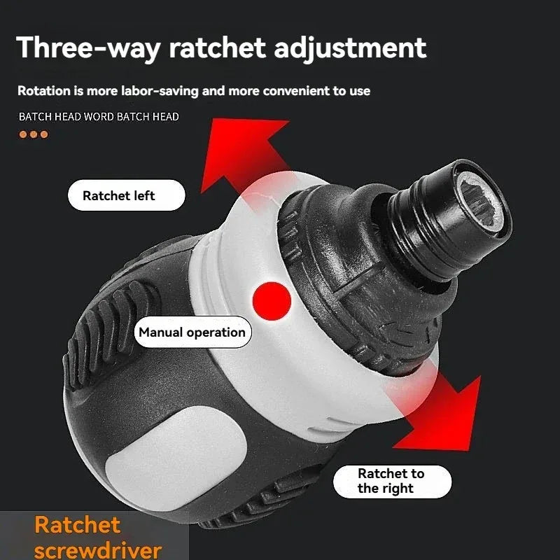 New Ratchet Screwdriver Set Dual-Purpose Short Shaped Radish Head Screwdriver High Hardness Labor-Saving Screwdriver DIY Tools