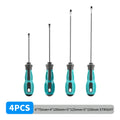 4PCS Multipurpose Handle Screwdrivers Set Electrician Insulated Security Repair Hand Tools  Cross/Straight Type Screw Driver
