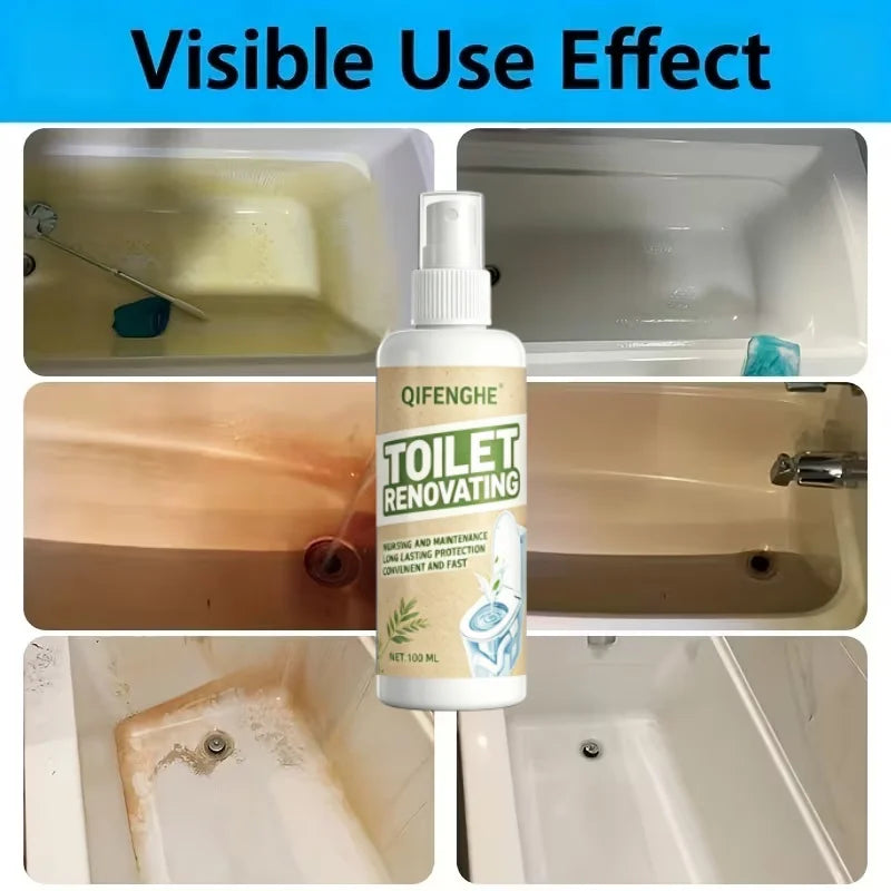 Bathroom Toilet Renovation Spray, Convenient Nursing & Maintenance for Long-Lasting Cleanliness