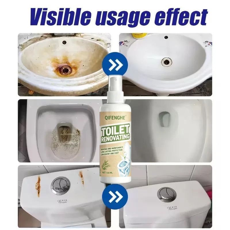 Bathroom Toilet Renovation Spray, Convenient Nursing & Maintenance for Long-Lasting Cleanliness