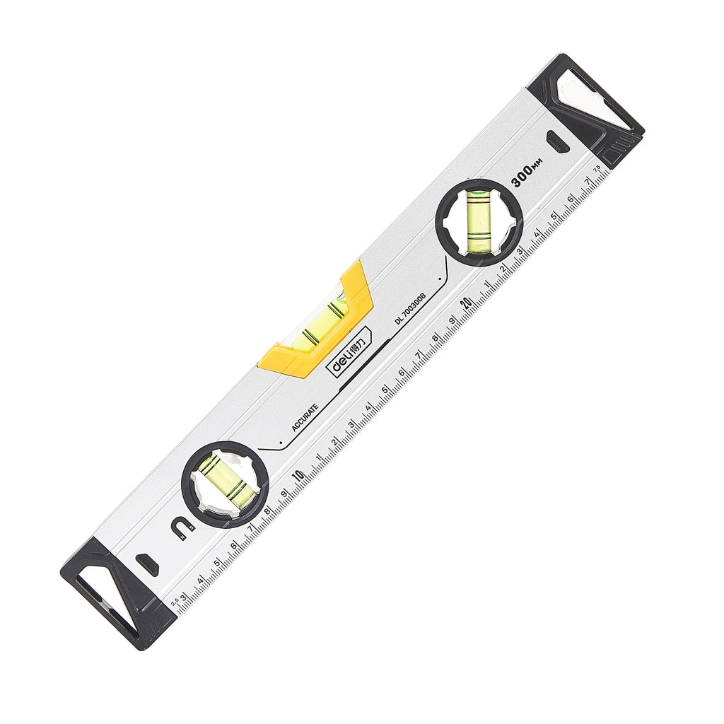 Spirit Level Magnetic Torpedo Level Tool with 3 Vials Aluminum Shockproof Bubble Level High Visibility Durable Measuring Leveler