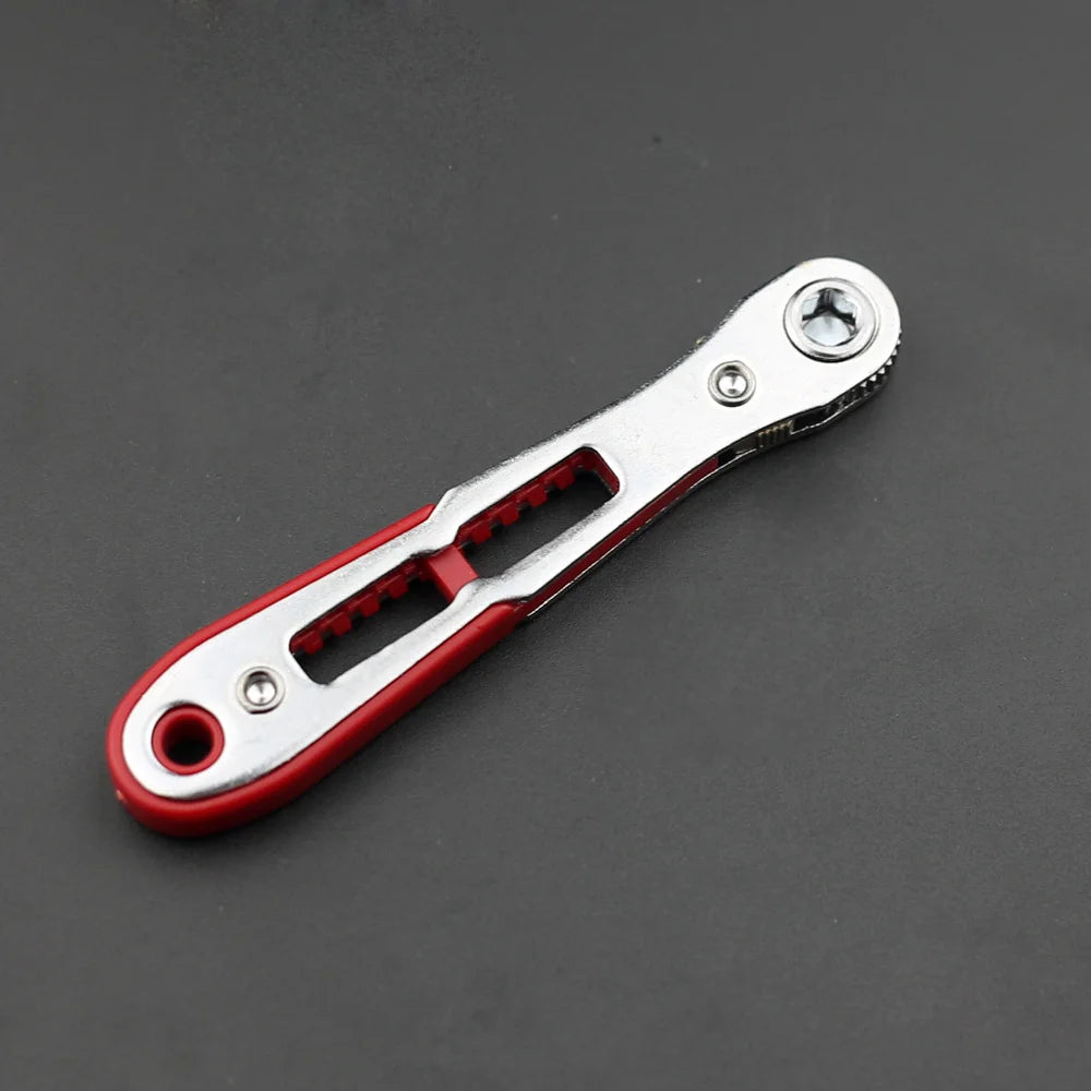 Two-way Multi-function Ratchet Screwdriver, Forward and Reverse Working Screwdriver for Tight Spaces